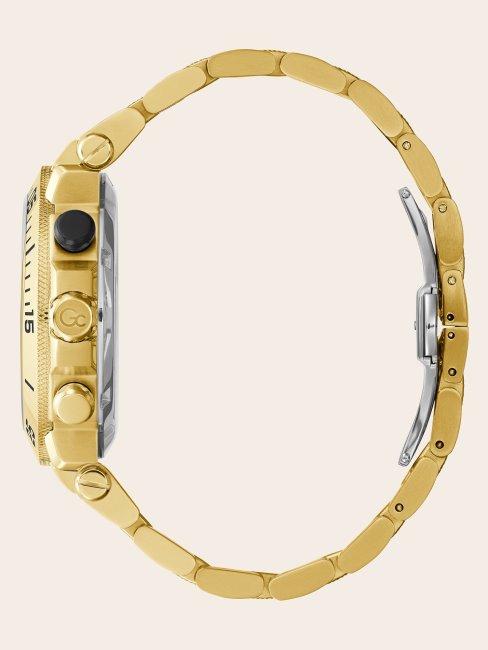 Montre Chronographe Guess Gc En Acier Noir