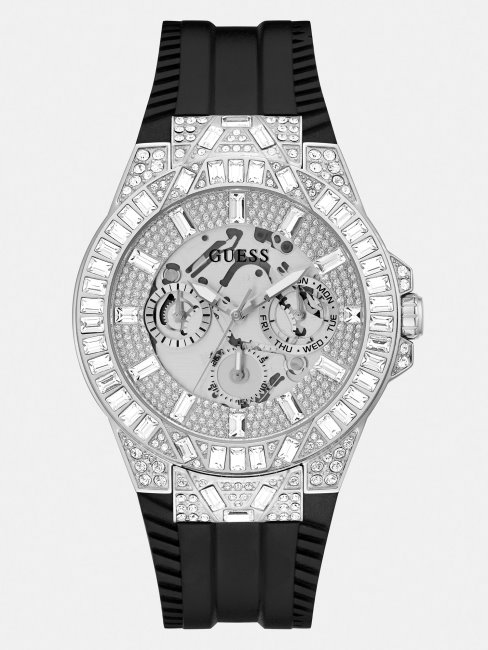 Montre Multifonction Cristal Guess Noir