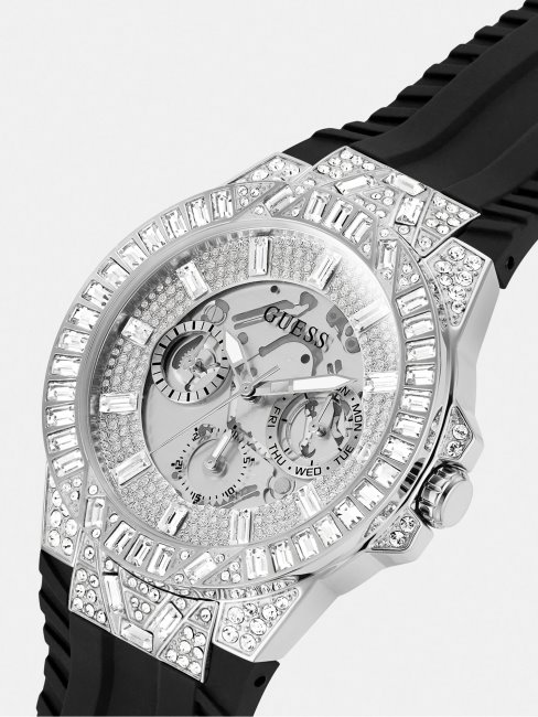 Montre Multifonction Cristal Guess Noir