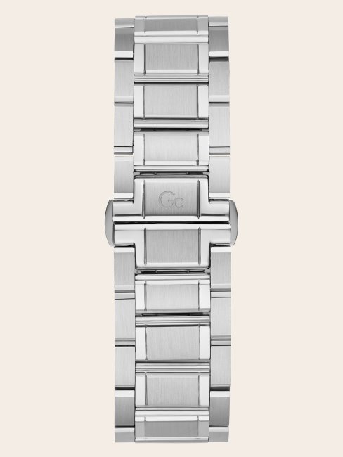 Montre Chronographe En Acier Gc Argent Guess