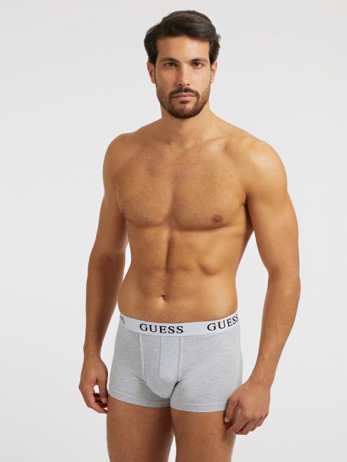 Guess Pack 3 Boxers Avec Logo Noir Multi