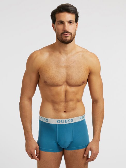 Guess Pack 3 Boxers Avec Logo Noir Multi