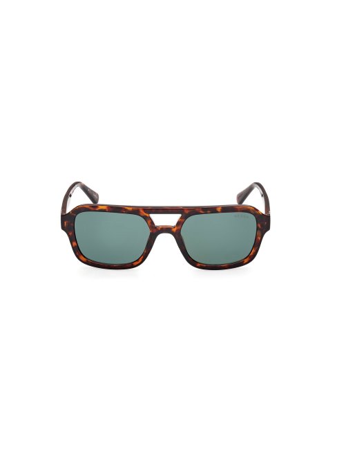 Lunettes De Soleil Carrées Brunes Guess