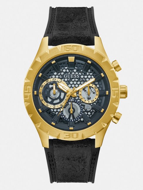 Montre Multifonction Noire Guess