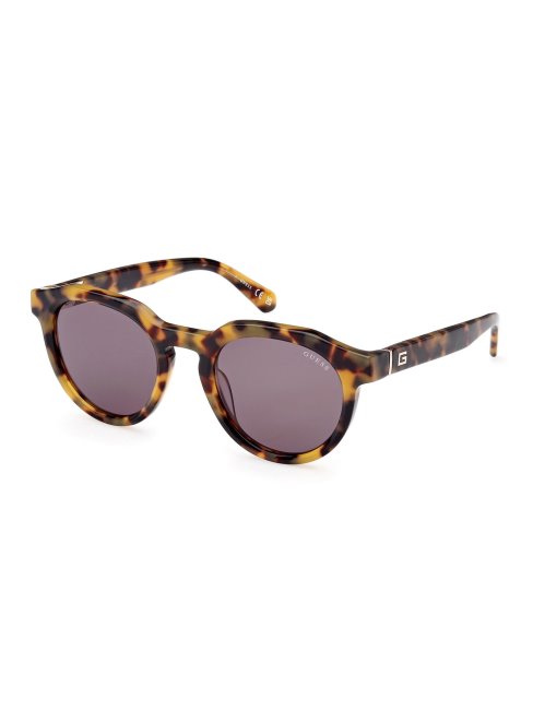 Modèle De Lunettes De Soleil Rondes Guess Marron