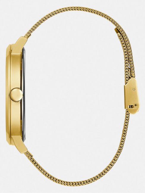 Montre Analogique En Acier Guess Noir