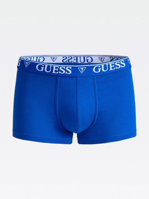 Boxer Guess Bleu électrique Avec Logo élastique