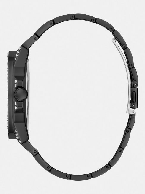 Montre à Cristaux Multifonctions Guess Noire