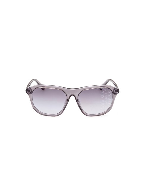 Lunettes De Soleil Rectangulaires Modèle Guess Gris