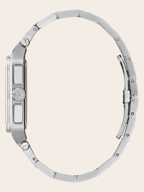 Montre Chronographe à Quartz Guess Gc En Argent Nouvelle Tendance