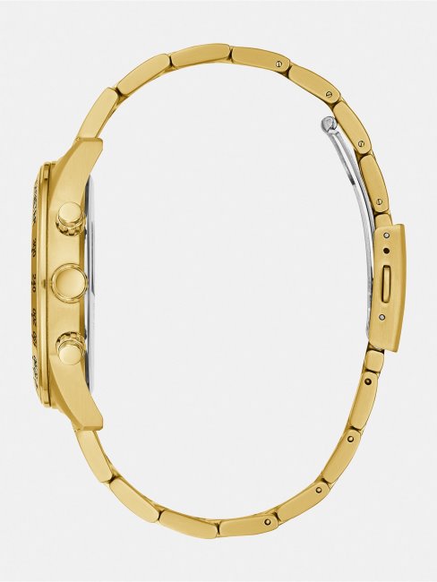 Montre Multifonctions En Acier Inoxydable Guess Noir