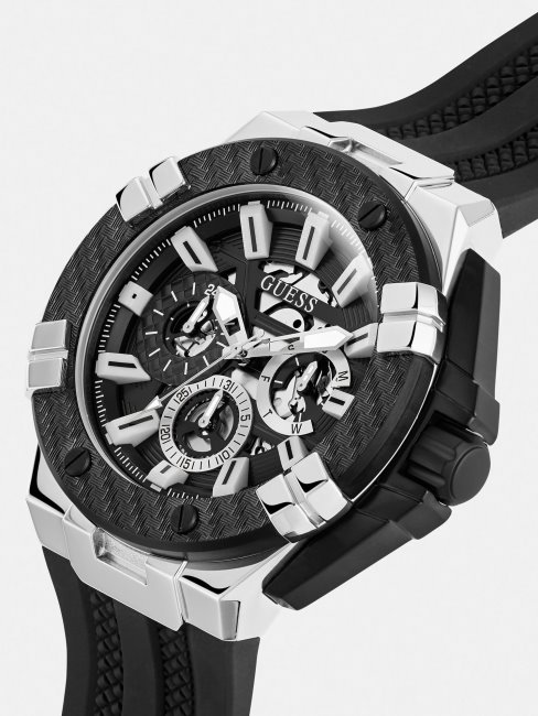 Montre Multifonctions Noire Guess Nouvelle Tendance