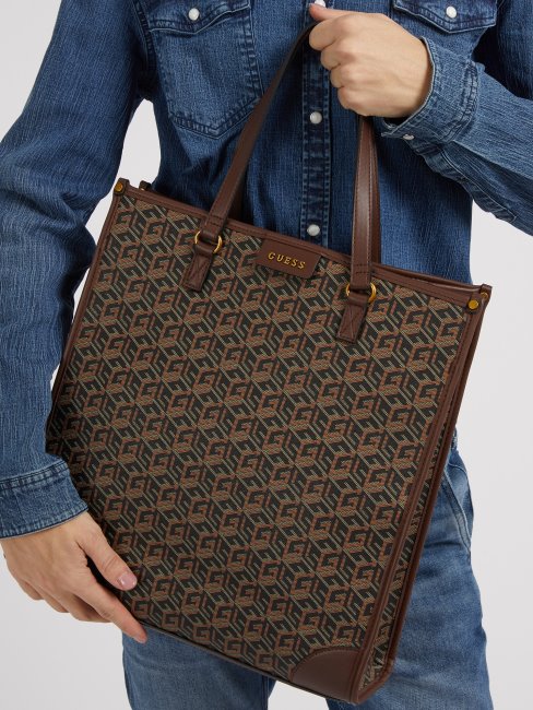 Sac Noir Ederlo G Cube Logo Guess