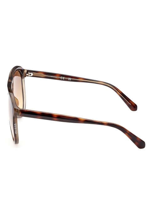 Modèle De Lunettes De Soleil Aviateur Marron Guess