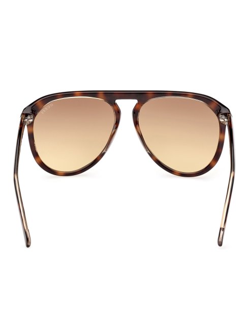 Modèle De Lunettes De Soleil Aviateur Marron Guess