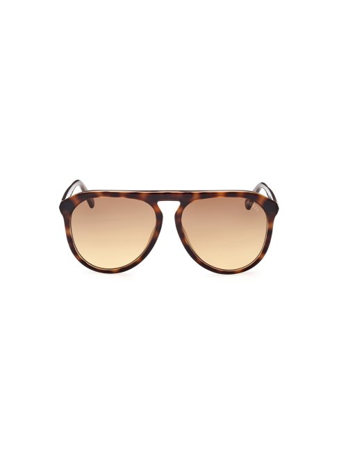 Modèle De Lunettes De Soleil Aviateur Marron Guess