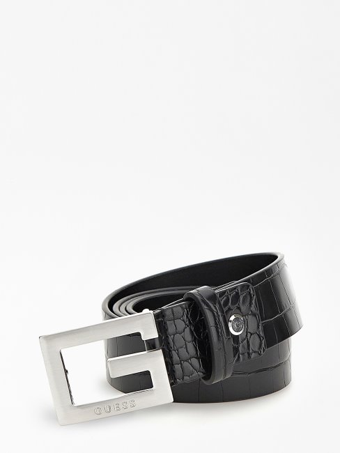 Ceinture Croco Calabria Guess Noir