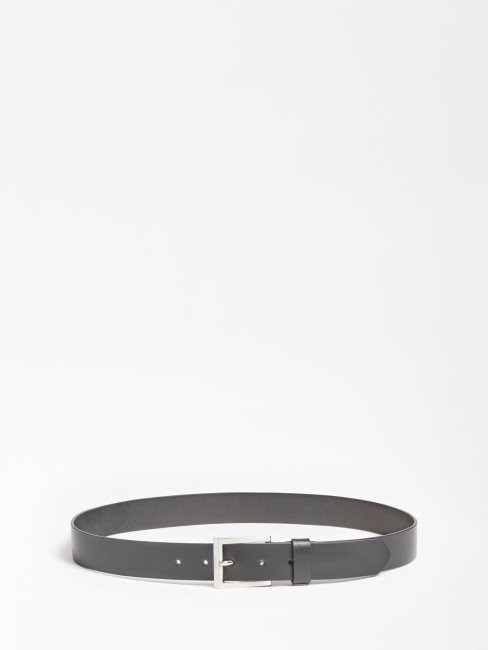 Guess Ceinture En Cuir Véritable Noir Nouvelle Tendance