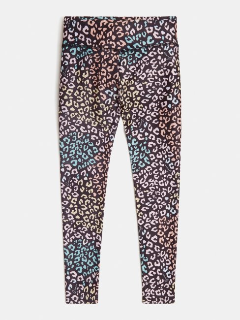 Guess Legging Noir Imprimé Multi Partout