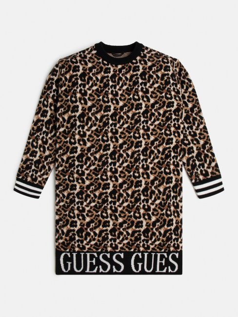 Peignoir Pull Imprimé All Over Guess Animalier