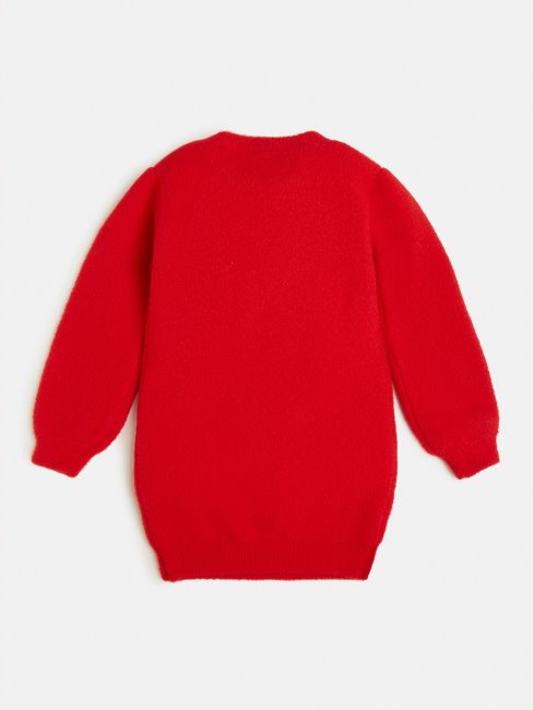 Peignoir Pull Guess Triangle Logo Rouge