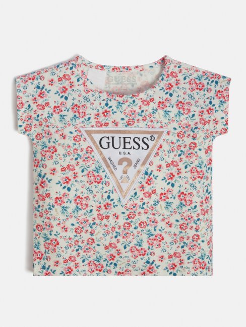 T-shirt Imprimé All Over Guess Fantaisie Florale