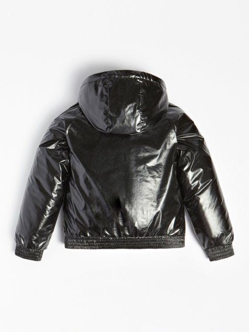 Guess Matelassé à Capuche Noir