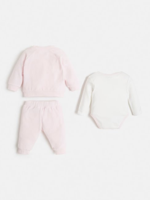 Corps Et Pantalon Rose Avec Logo Guess Sur Le Devant