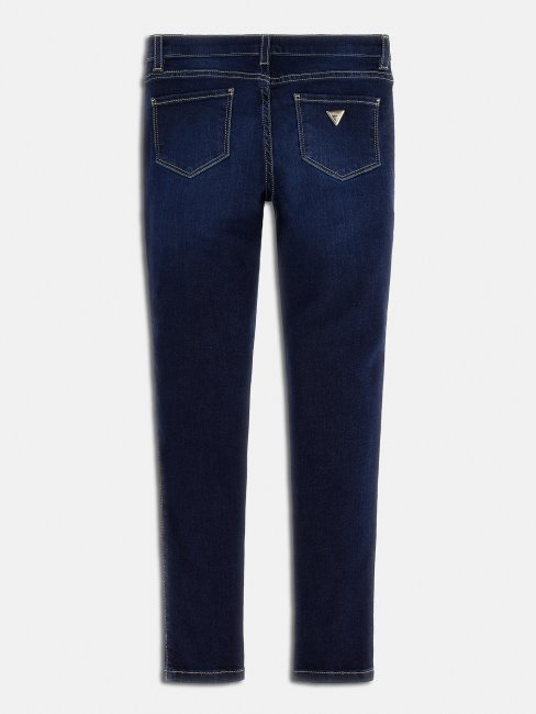 Guess Pantalon Denim Coupé Tendance Skinny Bleu