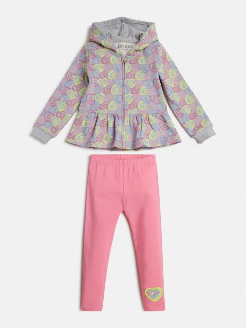 Ensemble Sweat Et Legging Actif Guess Motif Multicolore