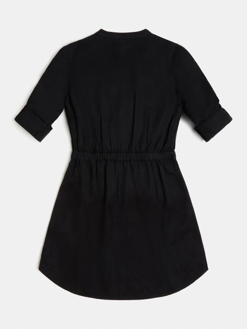 Robe Noire Bijoux Boutons Guess