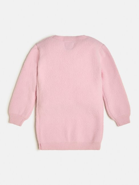 Peignoir Pull Guess Triangle Logo Rose