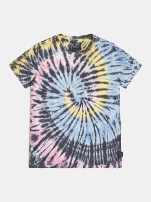 T-shirt Tie-dye Motif Guess Multicolore