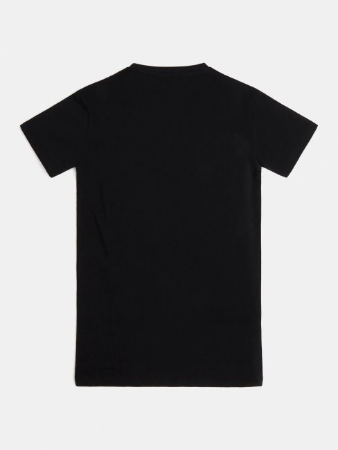 T-shirt Logo Devant Noir Guess Nouvelle Tendance