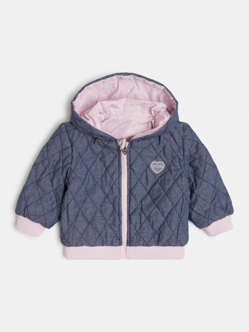 Blouson Aviateur Réversible Rose Guess