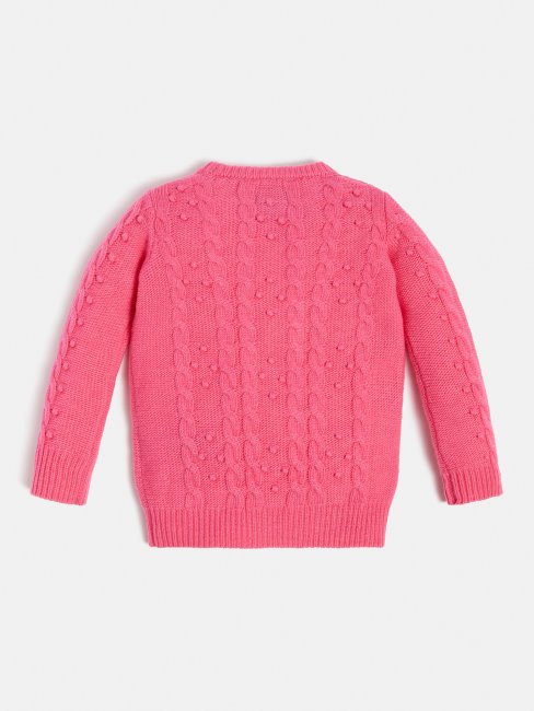 Pull Torsadé Guess Rose