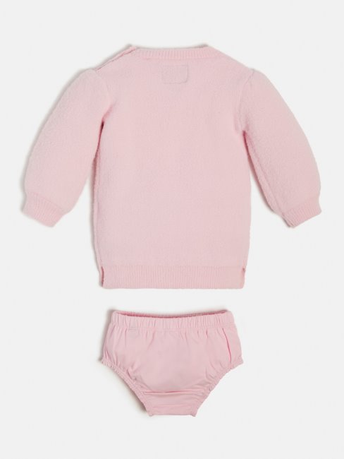 Guess Ensemble Robe Et Culotte Triangle Logo Rose