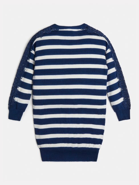 Robe Bleue à Rayures Multiples Guess