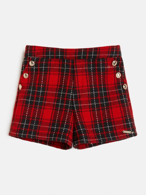 Devinez Cour Tartan Rouge