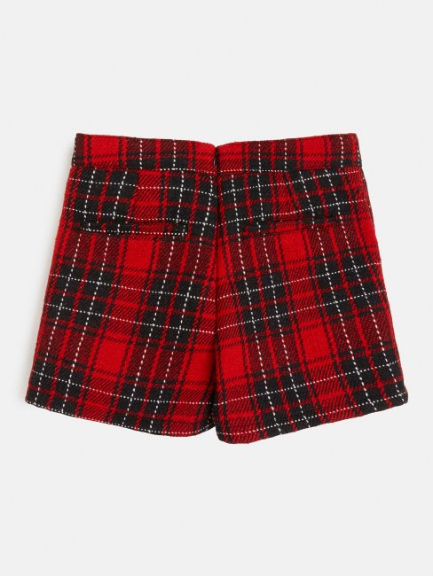 Devinez Cour Tartan Rouge
