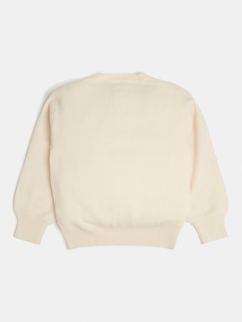 Pull à Logo Sur Le Devant Cream Guess