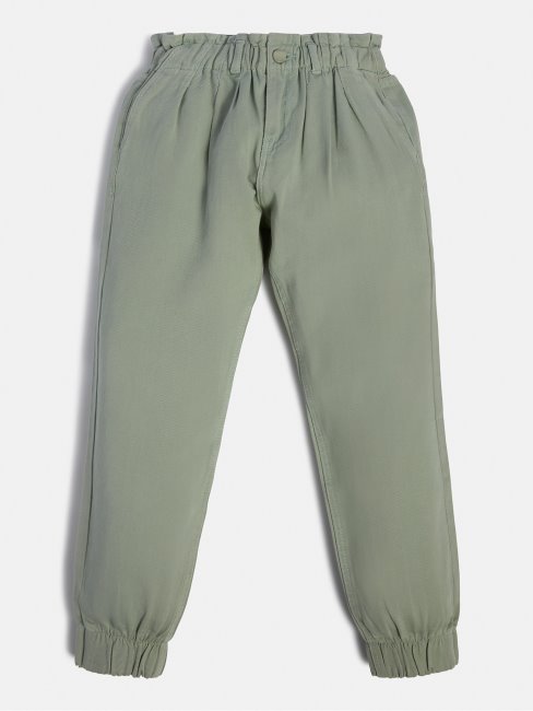 Guess Pantalon Coupe Décontractée Vert