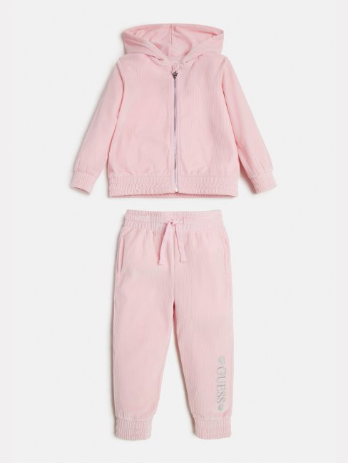 Ensemble Sweat à Capuche Et Pantalon Rose Guess