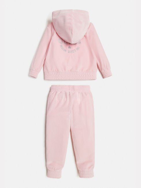 Ensemble Sweat à Capuche Et Pantalon Rose Guess