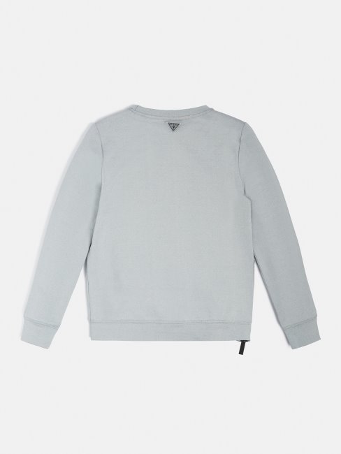 Sweat Logo Devant Gris Multi Guess