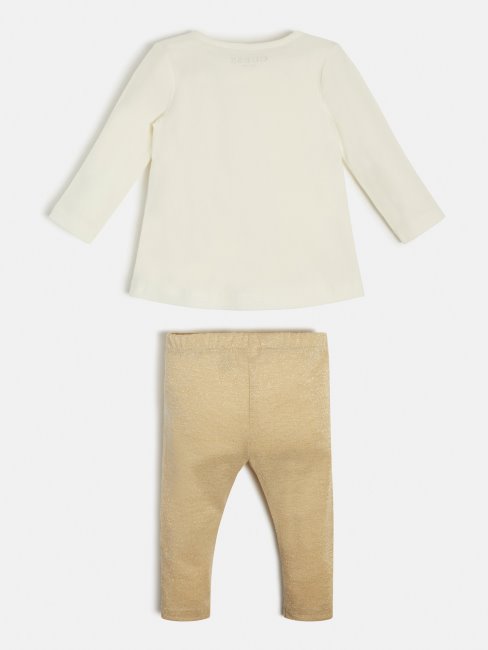 Guess Ensemble T-shirt Et Legging Blanc