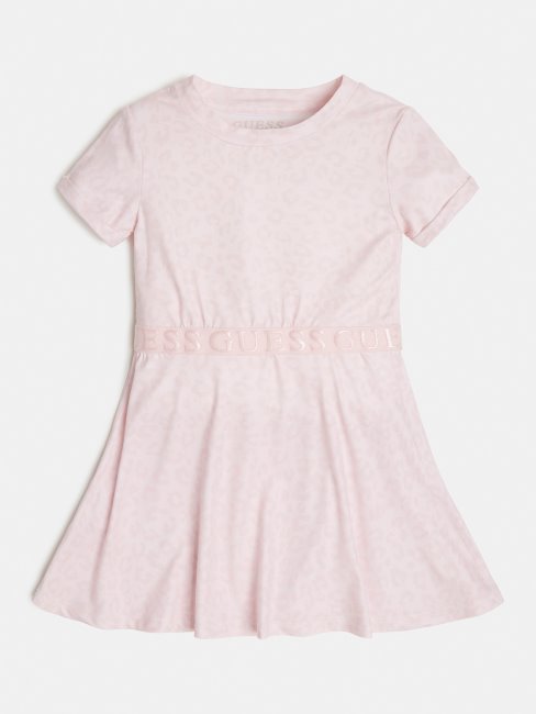 Guess Rose Robe Imprimée Sur L'ensemble