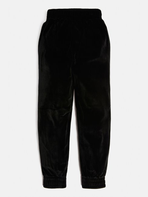 Pantalon Actif En Velours Côtelé Noir Guess