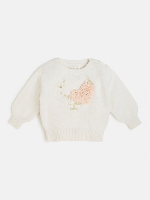 Guess Pull Chou Rond Blanc