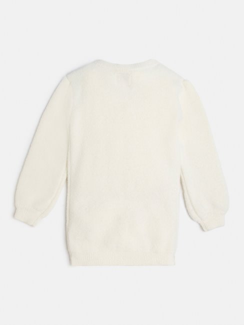 Peignoir Pull Guess Blanche à Logo Triangle